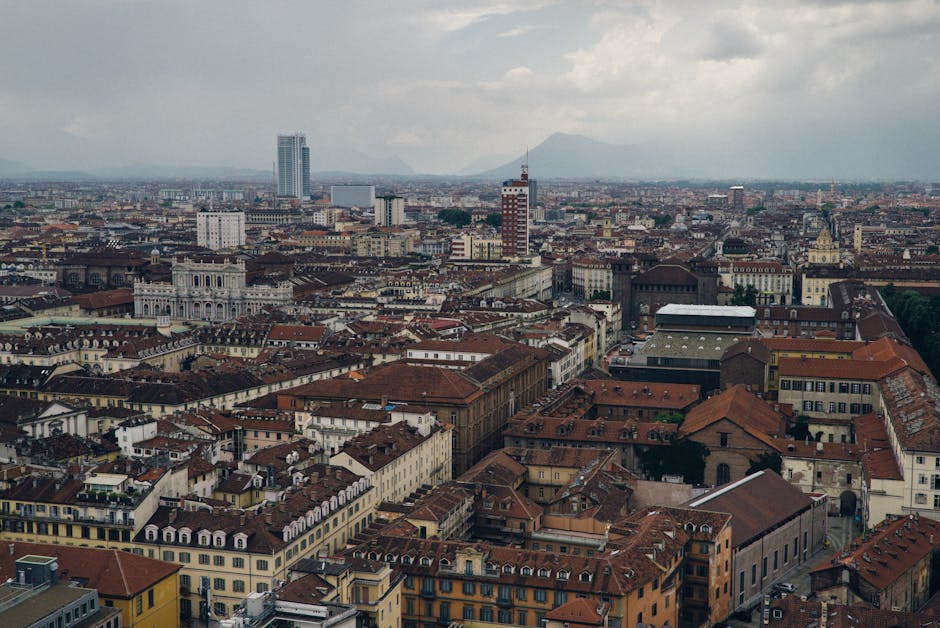 Eataly Turin rooftop view city